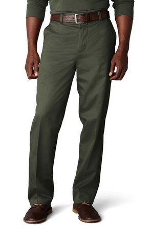 Dockers Men's Signature Khaki D3 Classic Fit Flat Front Pant